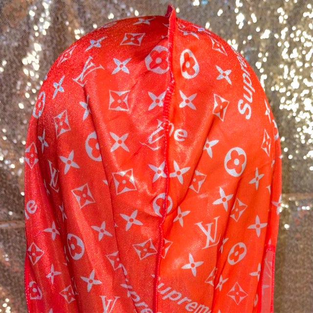 Red supreme durag on sale